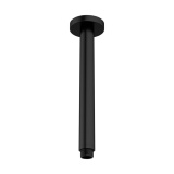 Product Cut out image of the Crosswater MPRO Matt Black Ceiling Mounted Shower Arm